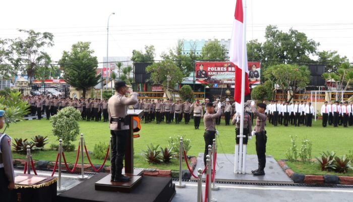 Peringati Hari Kesadaran Nasional, Polres Brebes Gelar Upacara